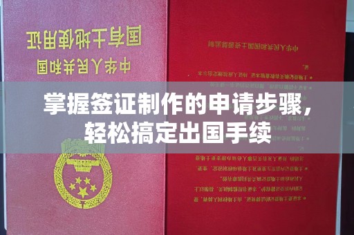 稻城掌握签证制作的申请步骤，轻松搞定出国手续