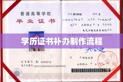 稻城学历证书补办制作流程