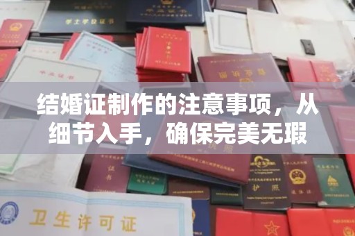 稻城结婚证制作的注意事项，从细节入手，确保完美无瑕