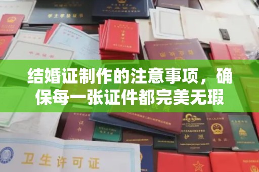 稻城结婚证制作的注意事项，确保每一张证件都完美无瑕