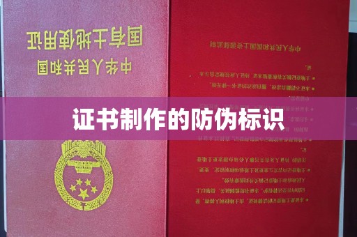 稻城证书制作的防伪标识