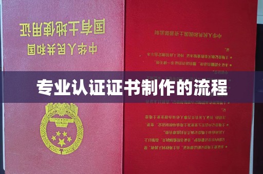 稻城专业认证证书制作的流程