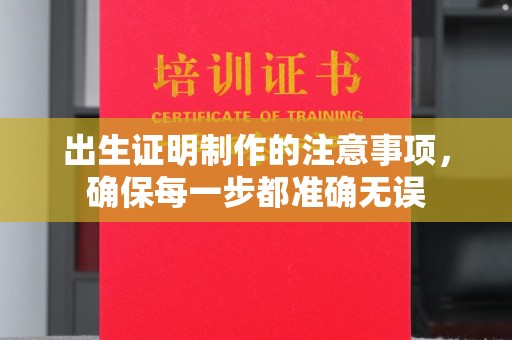 稻城出生证明制作的注意事项，确保每一步都准确无误