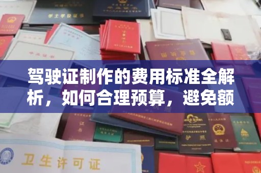 稻城驾驶证制作的费用标准全解析，如何合理预算，避免额外支出
